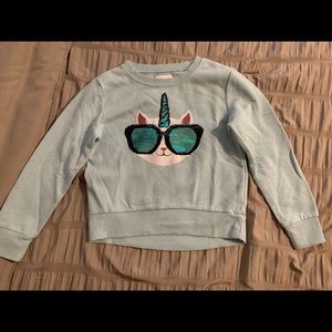 Children’s Place Reversible Sequin  Sweatshirt